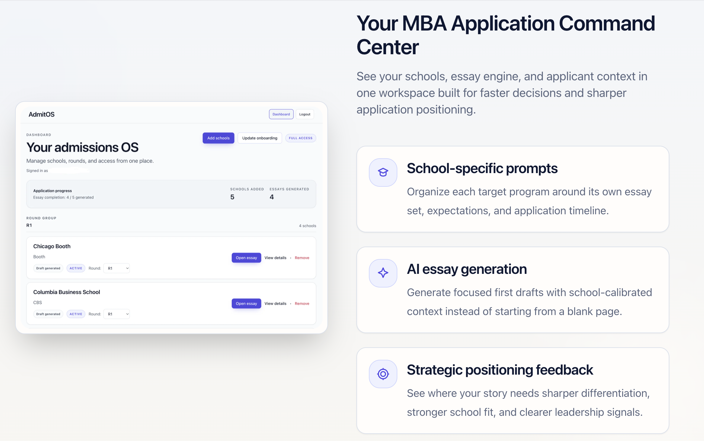 MBA AI Application Agent